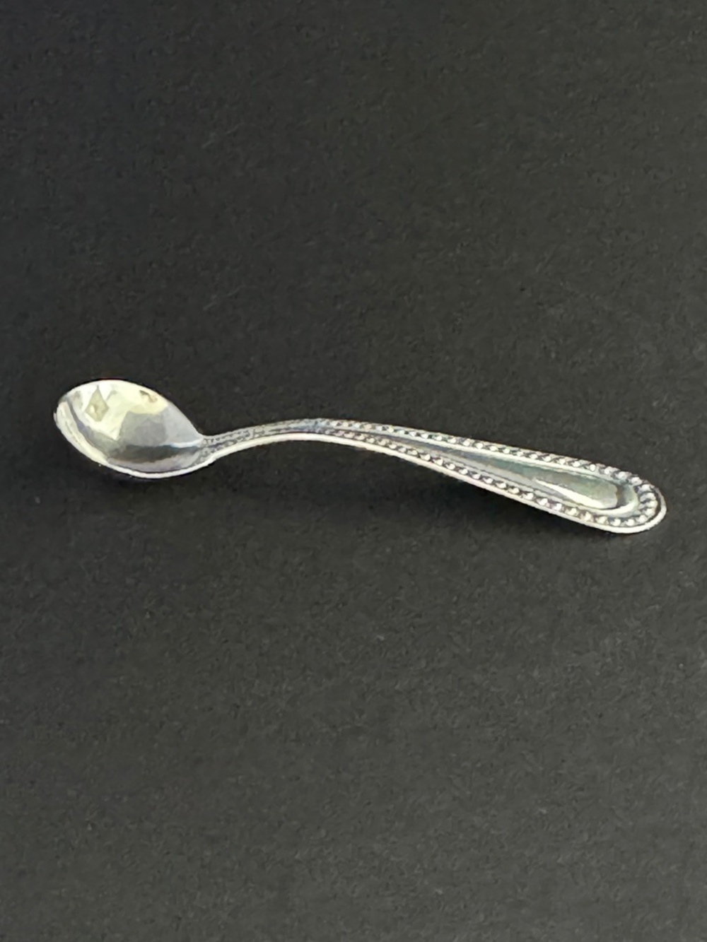 Vintage STERLING. SILVER Salt Spoon